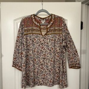 Cute J.Jill Fall Top Size XL
